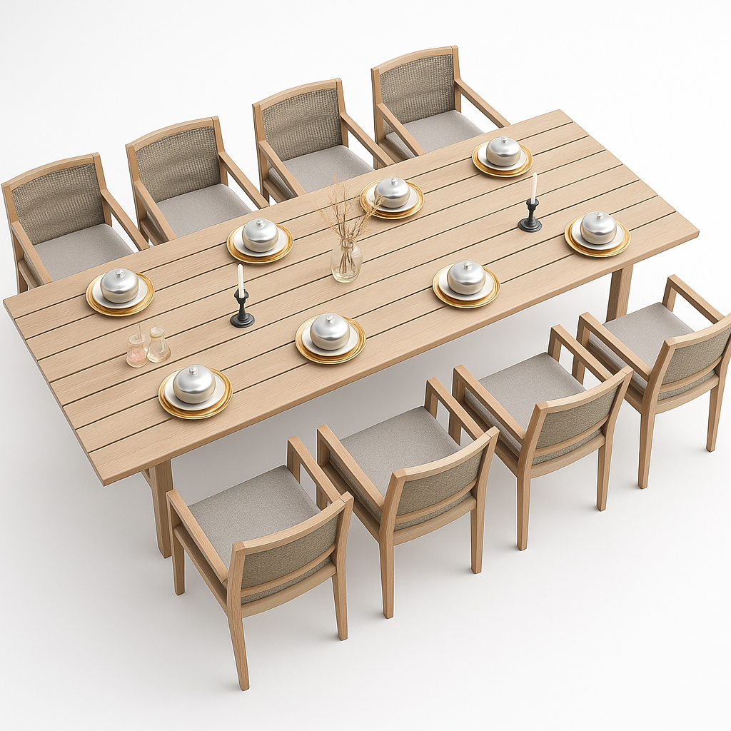 Timberline Grand Feast 8-Seater Dining Set