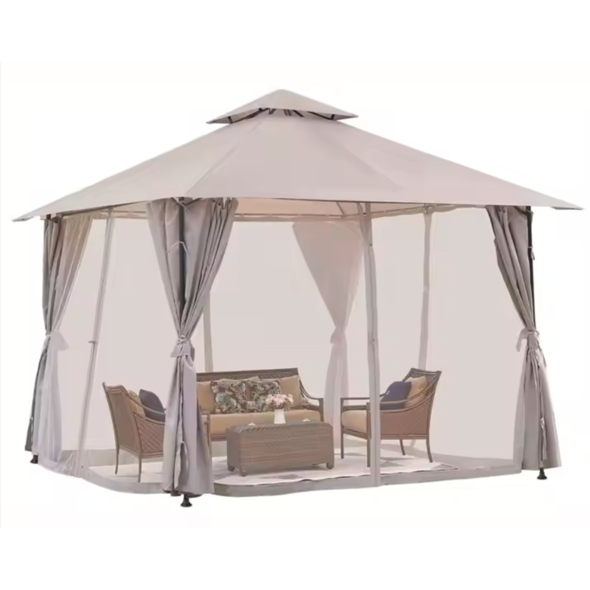Solaria BreezeMesh Garden Gazebo