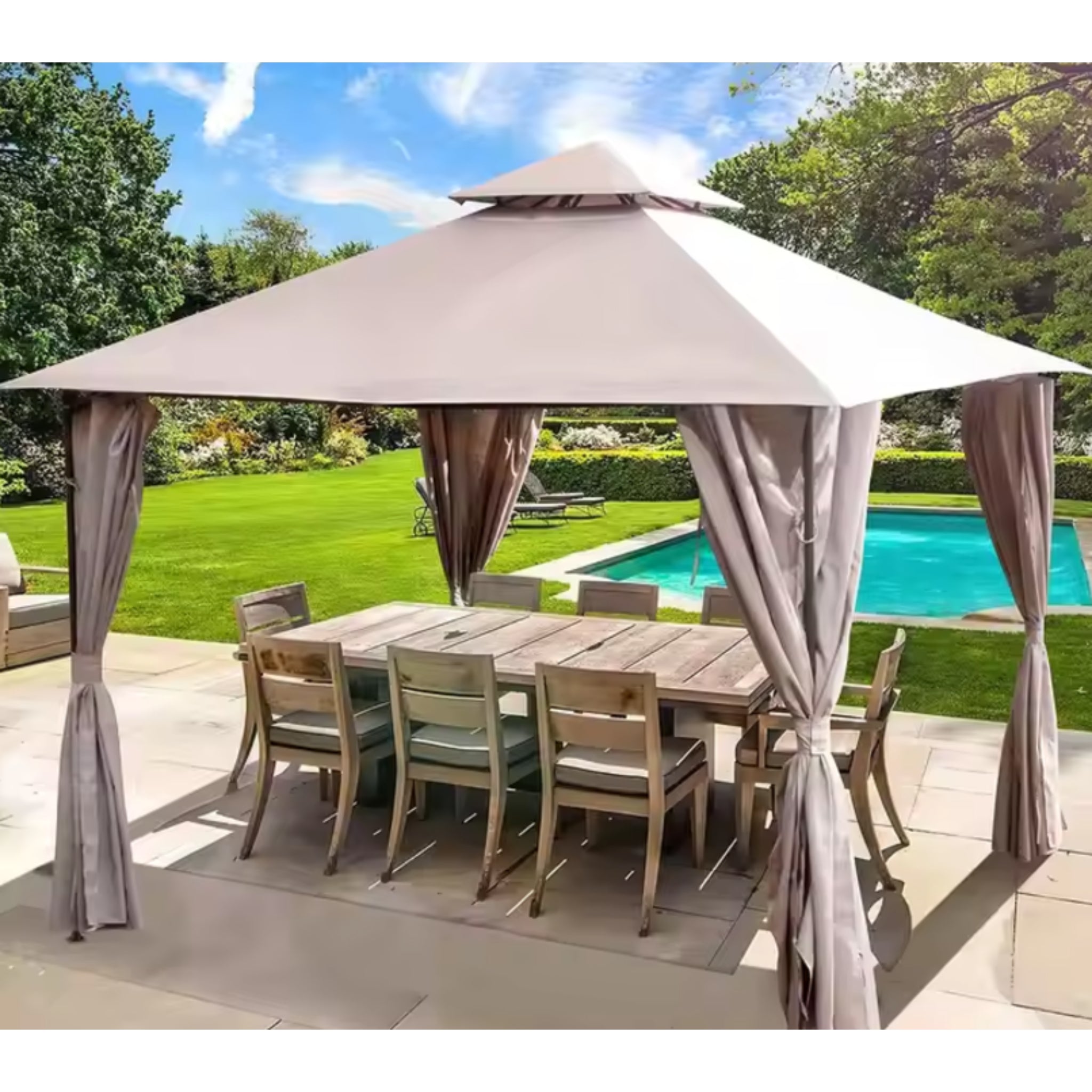 Solaria BreezeMesh Garden Gazebo