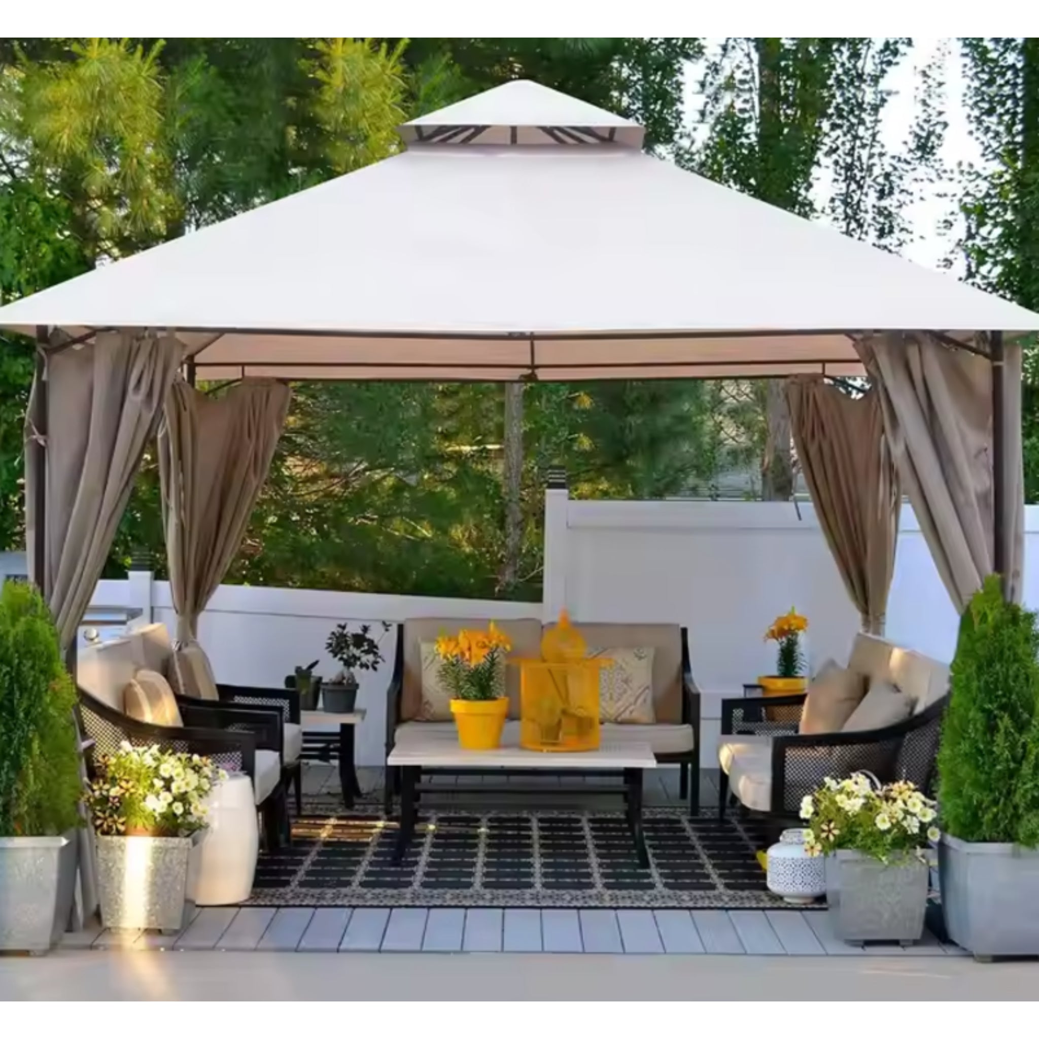 Solaria BreezeMesh Garden Gazebo