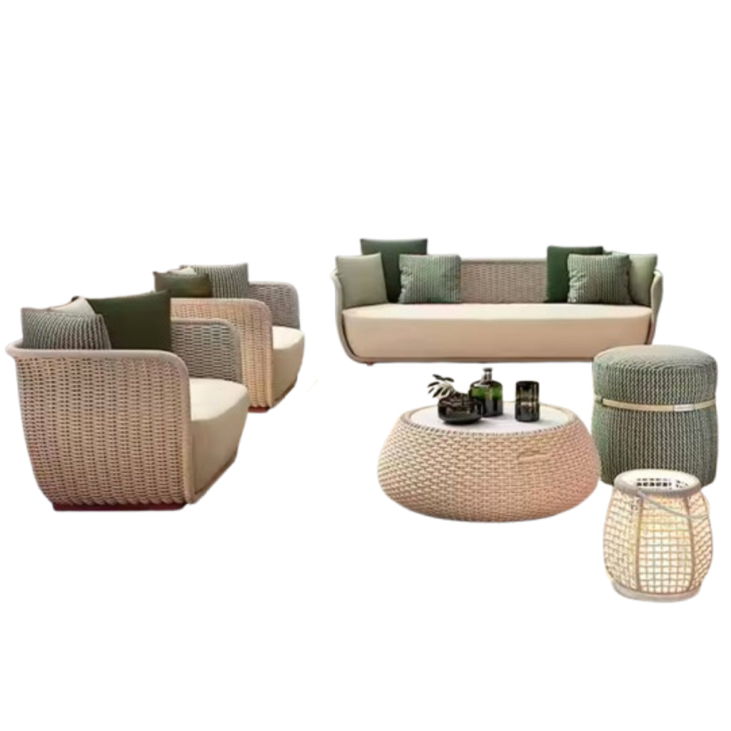 Palmweave Coastal Retreat Sofa Set